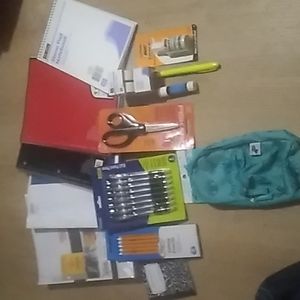 school supplies lot.. go back to School gift for Someone kidsss